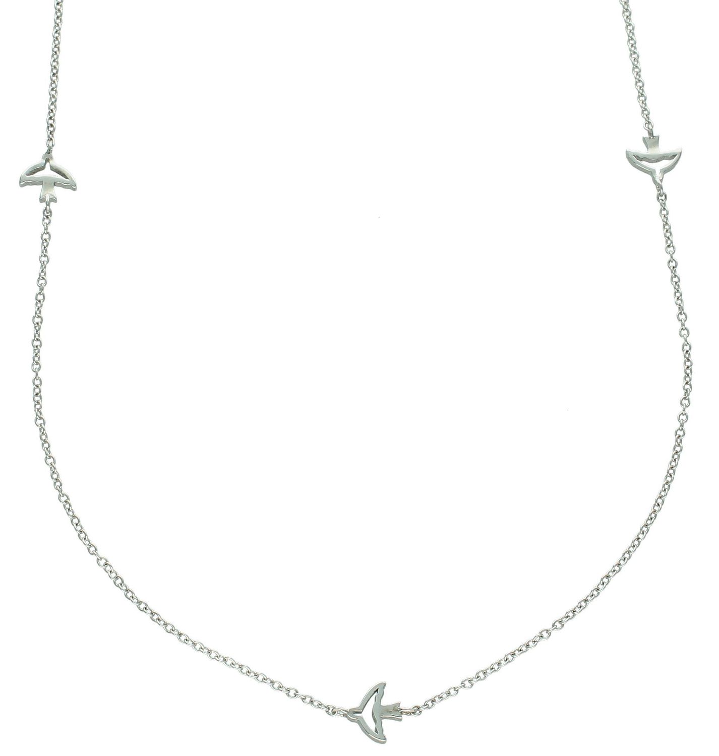 Naszyjnik srebrny damski jaskółki  Dallaska YXY 2 . Naszyjnik srebrny Dall'Acqua ✓Srebrne Naszyjniki Damskie w Sklepie z Biżuterią zegarki-diament.pl✓Piękne i Eleganckie Naszyjniki dla Kobiet✓Prawdziwe Srebro✓1.jpg